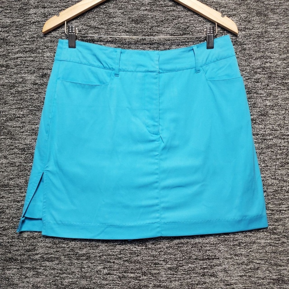 IZOD G-Flex Skort Women Medium Blue Stretch Activewear Golf Tennis Sporty Skirt‎